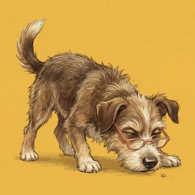 Rosie illustrating Chapter 6: Sniff Everything
