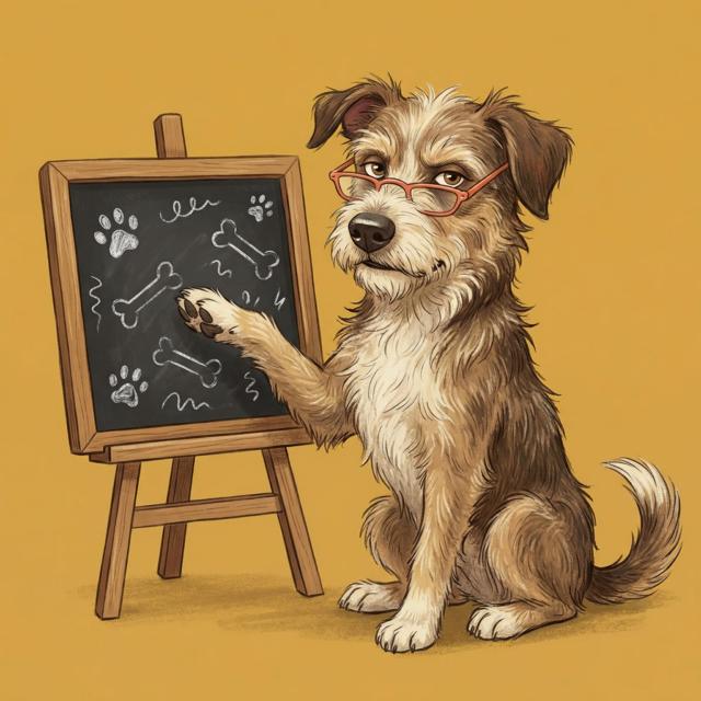 Rosie in her teaching pose